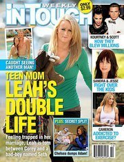 Leah On In Touch Magazine's Cover