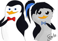 Mr. & Mrs. Tux - penguins-of-madagascar fan art