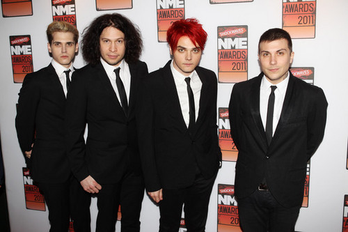 My Chemical Romance Arriving @ the 2011 NME Awards