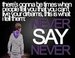 NEVER SAY NEVER !! - justin-bieber icon