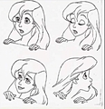 Walt Disney Sketches - Princess Ariel - walt-disney-characters photo