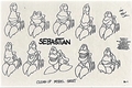 Walt Disney Sketches - Sebastian - walt-disney-characters photo