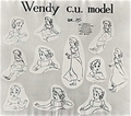 Walt Disney Sketches - Wendy Darling - walt-disney-characters photo