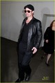 Brad Pitt: Leather LAX Landing - brad-pitt photo
