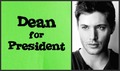 Dean 4 President - supernatural fan art