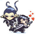 Hay Lin and Eric chibi ^_^ - witch photo