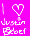 I Love Justin Bieber, as u can c!! <3 - justin-bieber fan art