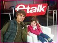 Justin Bieber With sis Jazzy Bieber @ eTalk Interview  - justin-bieber photo