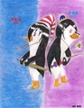 Rei & Rin/ sisters and foes - penguins-of-madagascar fan art