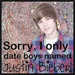 SRRY i only - justin-bieber icon