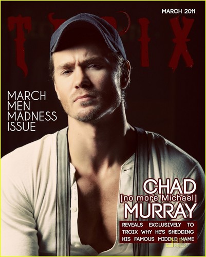 Chad Michael Murray Covers Troix's March Issue