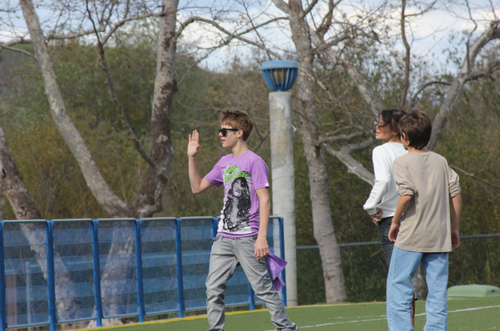  February 26 - At Laguna Niguel In কমলা County With Justin Bieber, 2011