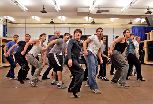  How To Succeed rehearsal pic