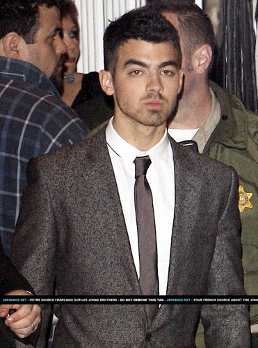  Joe Jonas Vanity Fair Oscar Party Pair