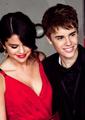 Justin Bieber & Selena Gomez @ oscar party - justin-bieber photo