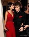 Justin and Selena at the Ocars Party - justin-bieber photo