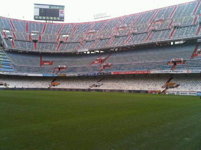 barcelona fc stadium. Mestalla Stadium