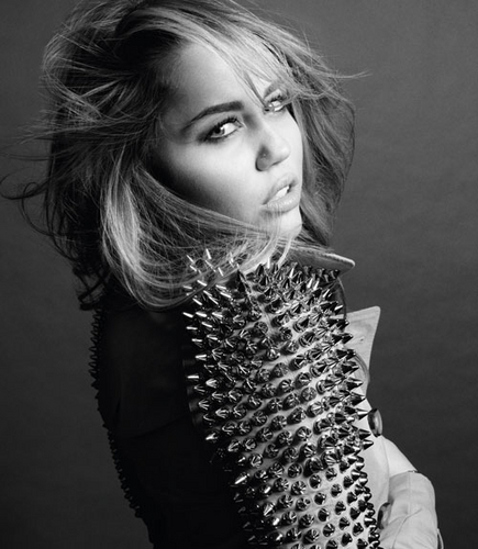 Miley Cyrus photoshot for Marie Claire