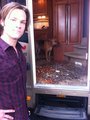 Misha's coins prank on Jared  - supernatural photo