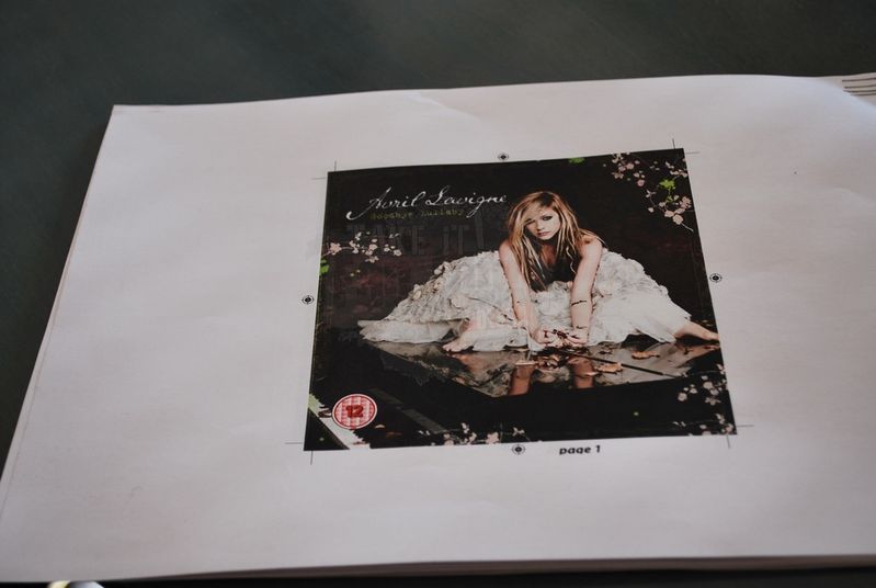 Scans of Avril Lavigne's Goodbye Lullaby Album Booklet