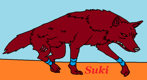  Suki's بھیڑیا یا true form