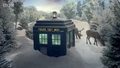 the tardis in the snow for christmas. - doctor-who photo