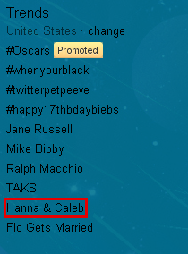  Hanna and Caleb trending <3
