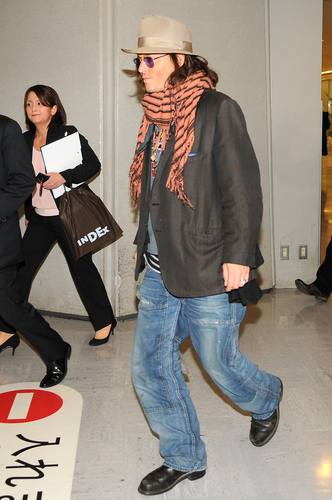  Johnny Depp , In 日本 To Promote ' Rango ' 2nd March 2011