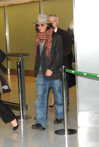 Johnny Depp , In Japan To Promote ' Rango ' 2nd March 2011