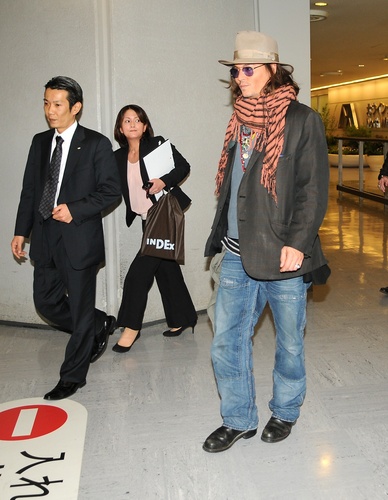  Johnny Depp , In Japan To Promote ' Rango ' 2nd March 2011