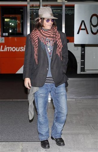  Johnny Depp , In 日本 To Promote ' Rango ' 2nd March 2011