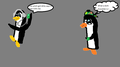 Kowalski is a being a dork - penguins-of-madagascar fan art