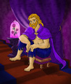 Prince Adam in his 40's - disney-princess fan art