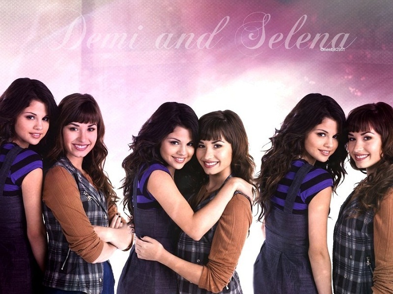SelenaDemi Wallpaper Selena Gomez and Demi Lovato Wallpaper 19872457 