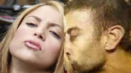 Shakira Piqué kiss march 2011
