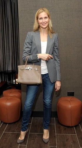 Kelly Rutherford with Hermes like Lily фургон, ван Der Woodsen's