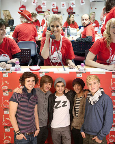one direction at the have a heart charity!