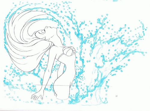  Walt डिज़्नी Sketches - Princess Ariel