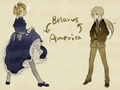Belarus and America Switch Outfits - hetalia photo