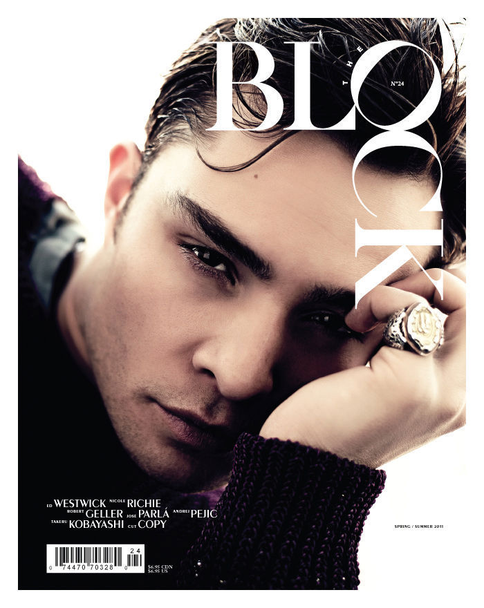 Ed Westwick by Steven Pan for The Block Spring Summer 2011