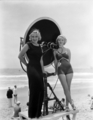 Joan Blondell and Bette Davis filming Three on a Match - bette-davis photo