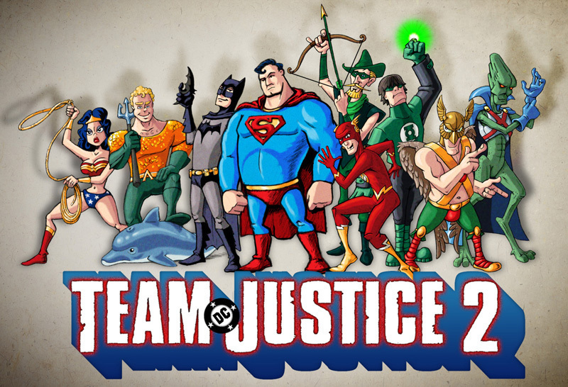 Justice League Team Fortress mashup