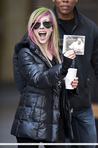 March 8 - Leaving Serious Satellite Studios, NY