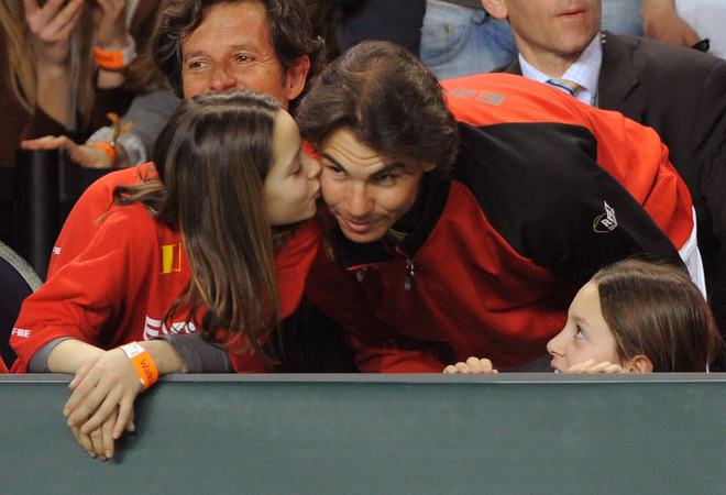 rafael nadal 2011. Nadal kiss with girl dc 2011