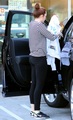 At Car outside California Chicken Cafe in West Hollywood (8th March 2011) - miley-cyrus photo
