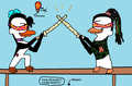 FANGIRL FIGHT!!! Me vs. Sandra (Sandrei) - penguins-of-madagascar fan art