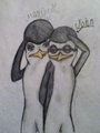 Me and Manfredi. :) - penguins-of-madagascar fan art