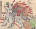 Okami Amaterasu - okami-amaterasu fan art