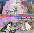 Penguins, Lemurs and music - penguins-of-madagascar fan art