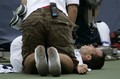 radek stepanek injury - tennis photo